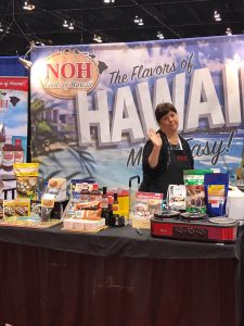 Noh foods booth at expo