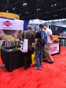Sun Noodle foods booth at expo