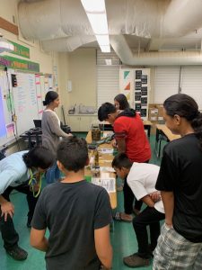 Inspector Jessie Tibayan at Mai`li Elementary School Career Fair