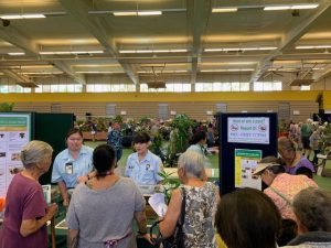 mobile inspection table where people could have the plants they purchased certified to go to neighbor islands or mainland