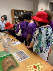 roup of lovely ladies from the Red Hat Society visited the Plant Quarantine Office at Sand Island pic 2