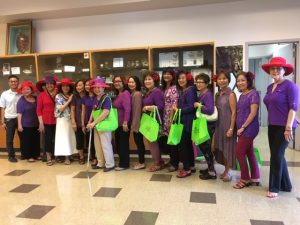 roup of lovely ladies from the Red Hat Society visited the Plant Quarantine Office at Sand Island pic 3