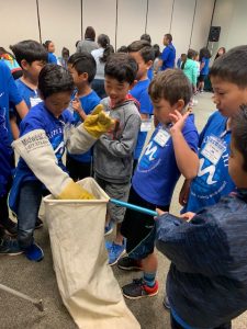 Student snake catchers