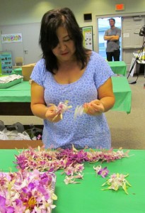 Carol stringing