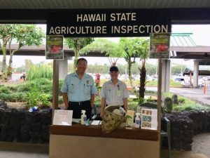 Last year's inspection station at Hilo International Airport